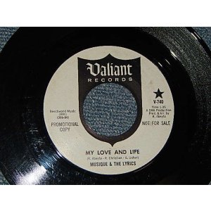 画像: Musique & The Lyrics - A)My Love And Life   B)Talkin’ About Love (Ex+++/Ex+++) / 1966 US AMERICA ORIGINAL ”WHITE LABEL PROMO" Used 7" 45rpm Single 