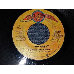 画像: CURTIS MAYFIELD - A) SUPERFLY   B)LOVE TO KEEP YOU IN MY MIND (VG+++/VG+++ WOL) / 1972 US AMERICA ORIGINAL Used 7"45 