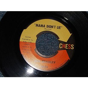 画像: Jan Bradley (LADY SOUL SINGER) - A)Mama Didn't Lie   B)Lovers Like Me (NORTHERN SOUL)  (Ex++/Ex++) / 1963 US AMERICA ORIGINAL Used 7"45 rpm SINGLE