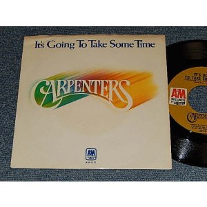 画像: CARPENTERS - A) It's Going To Take Some Time    B)	Flat Baroque (Ex++/MINT- ) / 1972 US AMERICA ORIGINAL  "with PICTURE SLEEVE" Used 7" Single 