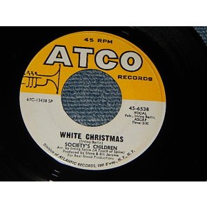 画像: SOCIETY'S CHILDREN- A) WHITE CHRISTMAS   B)I'LL LET YOU KNOW (MINT-/MINT-) / 1968 US AMERICA ORIGINAL Used 7" 45 rpm