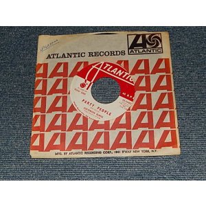 画像:  SOLOMON BURKE - A) Party People     B)Need Your Love So Bad   (A)MINT-/BZ)MINT-) / 1968 US AMERICA ORIGINAL "WHITE LABEL PROMO"  Used 7" 45 rpm Single