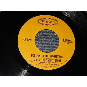 画像: SLY & THE FAMILY STONE - A) HOT FUN IN THE SUMMERTIME  B) FUN (Ex/Ex+++) / 1969 US AMERICA ORIGINAL Used 7" 45rpm  Single 