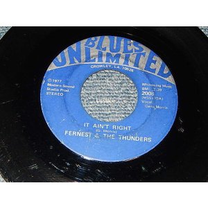 画像: Fernest And The Thunders (Zydeco) - A) IT AIN'T RIGHT   B) IRENE (A:Ex-/B:Ex- Looks:VG++) / 1977 US AMERICA ORIGGINAL Used 7" 45 rpm Single 