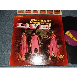 画像: MARTHA and The VANDELLAS - LIVE! (Ex++/Ex++ Looks:Ex+++)   / 1968 Version? US AMERICA "RE-PRESS Label" STEREO  Used  LP 