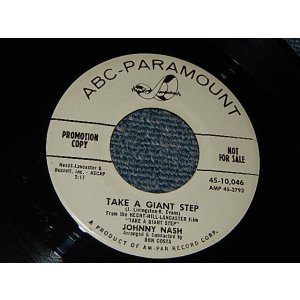 画像: JOHNNY NASH - A) TAKE A GIANT STEP    B) BUT NOT OR ME (Ex+++/Ex+++ STOL) / 1959 US AMERICA ORIGINAL "WHITE LABEL PROMO" Used 7"45 