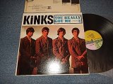 画像: THE KINKS - YOU REALLY GOT TO ME (Matrix # A)10383-1F B)10384-1F)  "TERRE HAUTE Prews in INDIANAPOLIS"(Ex+/Ex+++ Looks:Ex++ EDSP) / 1965 US AMERICA ORIGINAL "MULTI-COLOR Label"  MONO Used LP 