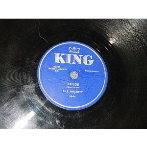 画像:  BILL DOGGETT - A) CHLOE   B) NUMBER THER (A)VG+/B)VG+) / 1957 US AMERICA ORIGINAL 10" 78rpm Used SP  