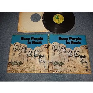 画像: DEEP PURPLE - IN ROCK (Matrix #)(1st Press A-1 ALTERNATIVE TRACK) (VG+++/Ex+ Looks:Ex) / 1970 UK ENGLAND ORIGINAL  1st Press "No Credit EMI on Label"  Used LP 