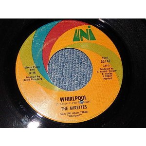 画像: The MIRETTES - B) WHIRLPOOL   B) Ain't You Trying To Cross Over (A:Ex++/B:Ex++ BB) / 1969 US AMERICA ORIGINAL Used 7" 45 rpm Single  