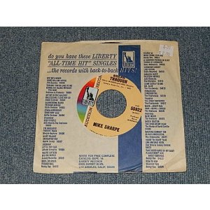 画像: MIKE SHARPE - A) BREAK THROUGH   B) SPOOKY(A:MINT- /  B:MINT-) / 1966 US AMERICA ORIGINAL "AUDITION LABEL PROMO" Used 7"45rpm Single
