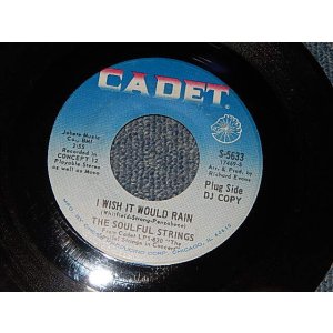 画像: The SOULFUL STRINGS - A) I Wish It Would Rain   B) Listen Here (A:Ex++/B:Ex++) / 1969 US AMERICA ORIGINAL"PROMO" Used 7" 45 rpm Single  