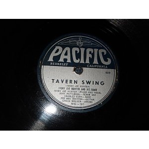 画像: IVORY JOE HUNTER (PIANO BLUES) - A) TAVERN SWING   B) BAD LUCK BLUEDS  (A)VG++/B)VG++) / 1946 US AMERICA ORIGINAL "Shellac" Used 10" 78rpm SP  