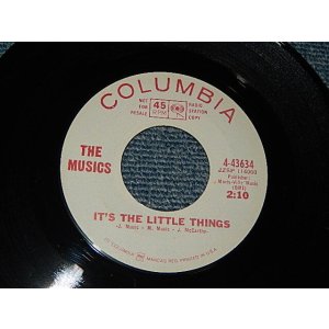 画像: THE MUSIC - IT'S  THE LITTLE THINGS A)MONO   B) MONO (A:MINT /  B:MINT) / 1966 US AMERICA ORIGINAL "PROMO ONLY SAME FLIP WHITE LABEL PROMO" Used 7"45rpm Single