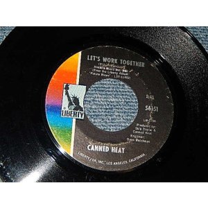 画像: CANNED HEAT  - A) LET'S WORK TOGETHER  B) I'M HER MAN (A:MINT-/Ｌooks:Ex / B:MINT-) / 1970 US AMERICA ORIGINAL Used 7"Single