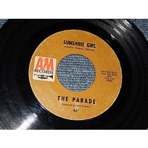 画像: THE PARADE - A) SUNSHINE GIRL  B)THIS OLD MELODY (A:Ex /  B:Ex) / 1967 US AMERICA ORIGINAL Used 7"45rpm Single