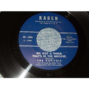 画像: THE CAPITOLS - A) We Got A Thing That's In The Groove   B) Tired Running From You ( NORTHERN SOUL)(Ex++/Ex++) / 1966 US AMERICA ORIGINAL Used 7"SINGLE  
