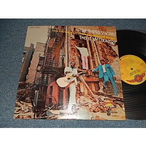 画像: The IMPRESSIONS - THIS IS MY COUNTRY (Ex/Ex++ BB, EDSP) / 1968 US AMERICA ORIGINAL Used  LP 