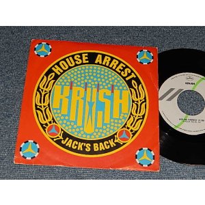 画像: KRUSH - HOUSE ARREST   B)JACK'S BACK (Ex++/MINT) / 1987 CANADA ORIGINAL Used 7" Single with PICTURE SLEEVE