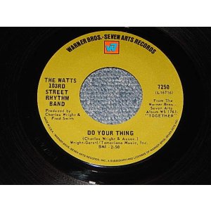 画像: The Watts 103rd Street Rhythm Band - A)Do Your Thing   B) A Dance, A Kiss And A Song (A:MINT-/B:MINT-)  / 1969 US AMERICA ORIGINAL 1st Press "GREEN with W7 LABEL"  Used 7" 45rpm Single 