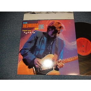 画像: DAVE EDMUNDS BAND - LIVE I HEAR YOU KNOCKOUT (With CUSTOM INNER SLEEVE) (Ex+MINT) / 1987 US AMERICA ORIGINAL "PROMO GOLD STAMP" Used  LP 