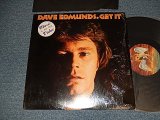 画像: DAVE EDMUNDS - GET IT (With BLACK INNER SLEEVE) (With HYPE SEAL) (STERLING cut)  (Ex+++/MINT-) / 1977 US AMERICA ORIGINAL Used LP