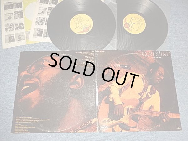 画像1: CURTIS MAYFIELD (IMPRESSION) - LIVE! (Matrix # A)CRS 8008 A-4 MR △15974 (3) STERLING LH B)CRS 8008 B-4 MR △15974-X (1) STERLING LH C)CRS 8008 C-4 MR △15975 (4) STERLING LH D)CRS 8008 D-4 MR △15975-X (2) STERLING LH   "MONARCH Press in CA"  RARE! Very Early Press Copy!!!) (Ex++/MINT- SEAMEDSP) / 1970 US AMERICA ORIGINAL Used 2-LP   
