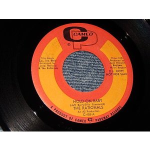 画像: THE RATIONALS - A) HOLD ON BABY   B) SING (AMERICAN GARAGE) (Ex++/Ex++) / 1967 US AMERICA ORIGINAL "PROMO"  Used 7" Single 