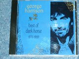画像: GEORGE HARRISON of THE BEATLES -BEST OF DARK HORSE 1976-1989 ( Promo Only? PICTURE DISC )  / 1989 US ORIGINAL Brand NEW CD 