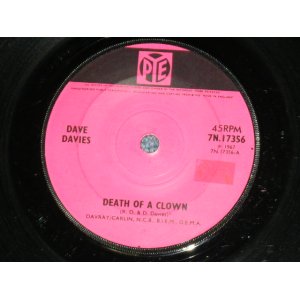 画像: DAVE DAVIES ( of THE KINKS ) - DEATH OF A CLOWN / 1967 UK ORIGINAL 7" Single 