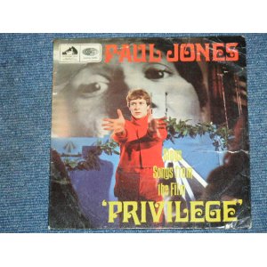画像: PAUL JONES - PRIVILEGTE  / 1967 UK ORIGINAL 7"EP With PICTURE SLEEVE 