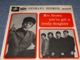 画像: HERMAN'S HERMITS - MRS.BROWN YOU'VE GOT A DAUGHTER   / 1965 UK ORIGINAL 7"EP + PICTURE SLEEVE 