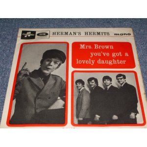 画像: HERMAN'S HERMITS - MRS.BROWN YOU'VE GOT A DAUGHTER   / 1965 UK ORIGINAL 7"EP + PICTURE SLEEVE 