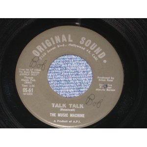 画像: THE MUSIC MACHINE - A) TALK TALK   B) COME-ON IN (Ex++/Ex++) / 1966 US AMERICA ORIGINAL Used 7"Single 