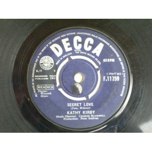 画像: KATHY KIRBY - SECRET LOVE  / 1963  UK ORIGINAL 7"SINGLE