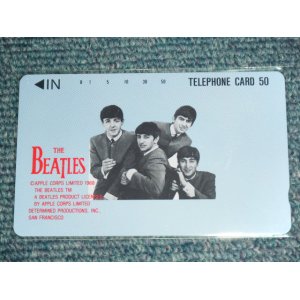 画像: THE BEATLES  -  TELEPHONE CARD "I WANT TO HOLD YOUR HAND" / 1980's ISSUED Version LIGHT BLUE Face Brand New  TELEPHONE CARD 