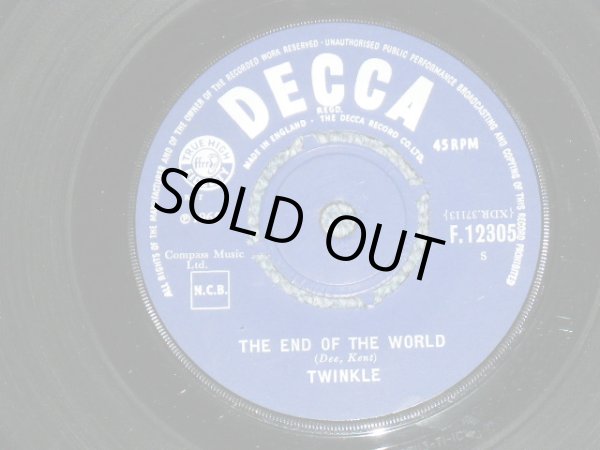 画像1: TWINKLE - THE END ON THE WORLD  / 1965 UK ORIGINAL 7"Single