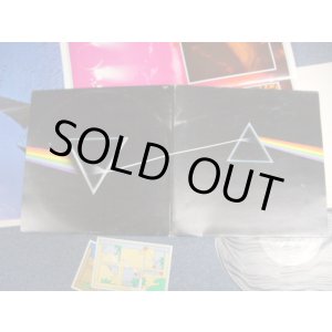 画像: PINK FLOYD - THE DARK SIDE OF THE MOON ( MATRIX NUMBER : A-10/B-9 : 2x STICKER & 2 x POSTER : VG+++/Ex+++ ) / 1973 UK ORIGINAL 2nd Press Label  Used LP