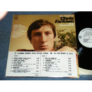 画像: CHRIS FARLOWE - THE FABULOUS CHRIS FARLOWE / 1966 US ORIGINAL WHITE LABEL PROMO Mono LP