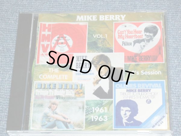画像1: MIKE BERRY - THE COMPLETE 60'S SESSION VOL.1 ( EARLY 60's  UK Pre-BEAT ) / GERMAN Brand New  CD-R 