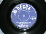 画像: UNIT FOUR plus TWO - NEVER BEEN IN LOVE LIKE THIS BEFORE  / 1965 UK ORIGINAL 7"Single