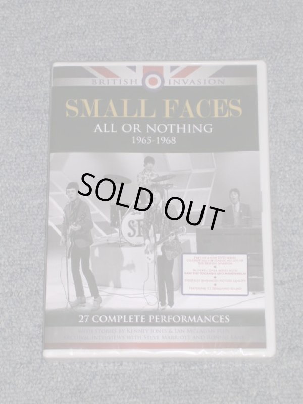 画像1: SMALL FACES - ALL OR NOTHING 1965-1968 : 27 COMPLETE PEWRFORMANCES  / 2009 EUROPE Brand New Sealed DVD  REGION: 0 