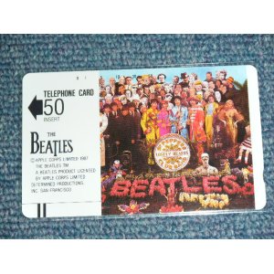 画像: THE BEATLES  -  TELEPHONE CARD "SGT. PEPPERS ..." / 1980's ISSUED Version LIGHT BLUE Face Brand New  TELEPHONE CARD 