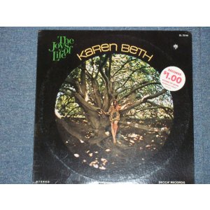 画像: KAREN BETH - THE JOYS OF LIFE  / 1969 US AMERICA ORIGINAL "Brand New SEALED" LP 