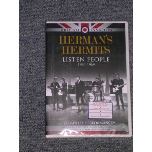 画像: THE HERMAN'S HERMITS - LISTEN PEOPLE 1964-1969 : 22 COMPLETE PEWRFORMANCES  / 2009 EUROPE Brand New Sealed DVD  REGION: 0 