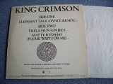 画像: KING CRIMSON - ELEPHANT TALK / 1981 US ORIGINAL PROMO ONLY 12" 