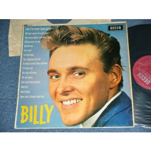 画像: BILLY FURY - BILLY  ( Ex+,Ex/Ex++, 2A/2A ) / 1963 UK ORIGINAL MONO LP 