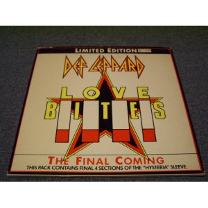 画像: DEF LEPPARD - LOVE BITES  /  1988 UK ORIGINAL 12"+BiOX+INSERTS
