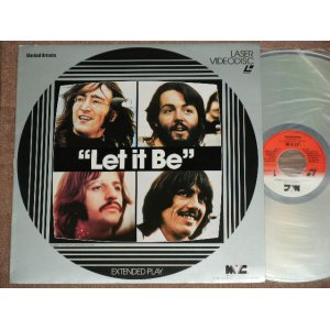 画像: THE BEATLES -  LET IT BE  / 1981 US ORIGINAL Used LASERDISC NTSC SYTEM 