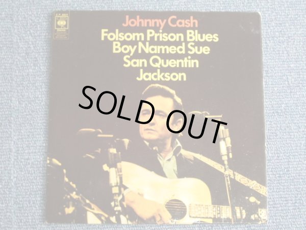 画像1: JOHNNY CASH -  JOHNNY CASH  / 1969  UK ORIGINAL 7"EP  + PICTURE SLEEVE 